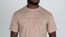 Load image into Gallery viewer, Beige Script T Shirt